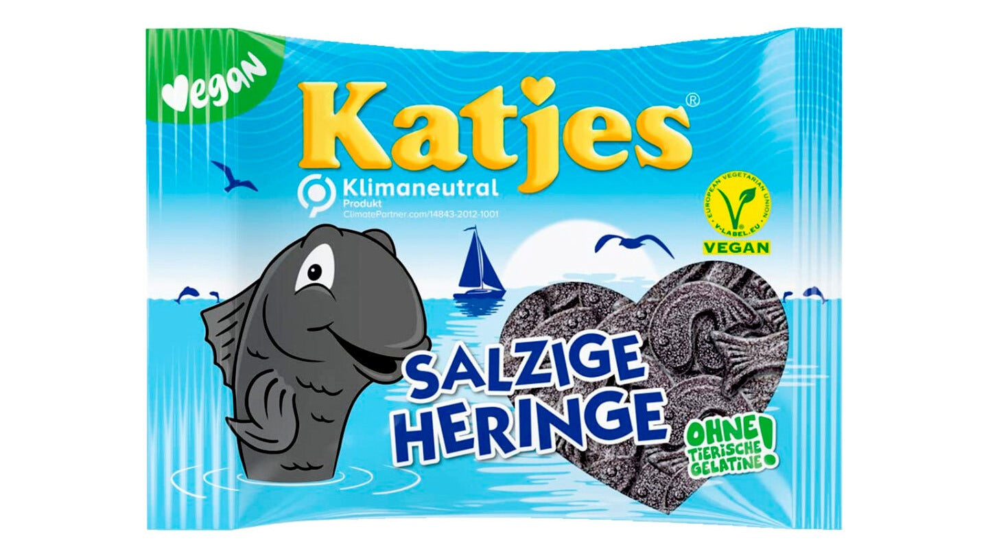 קטיאס גומי ליקריץ "דג מלוח" - KATJES SALZIGE HERING
