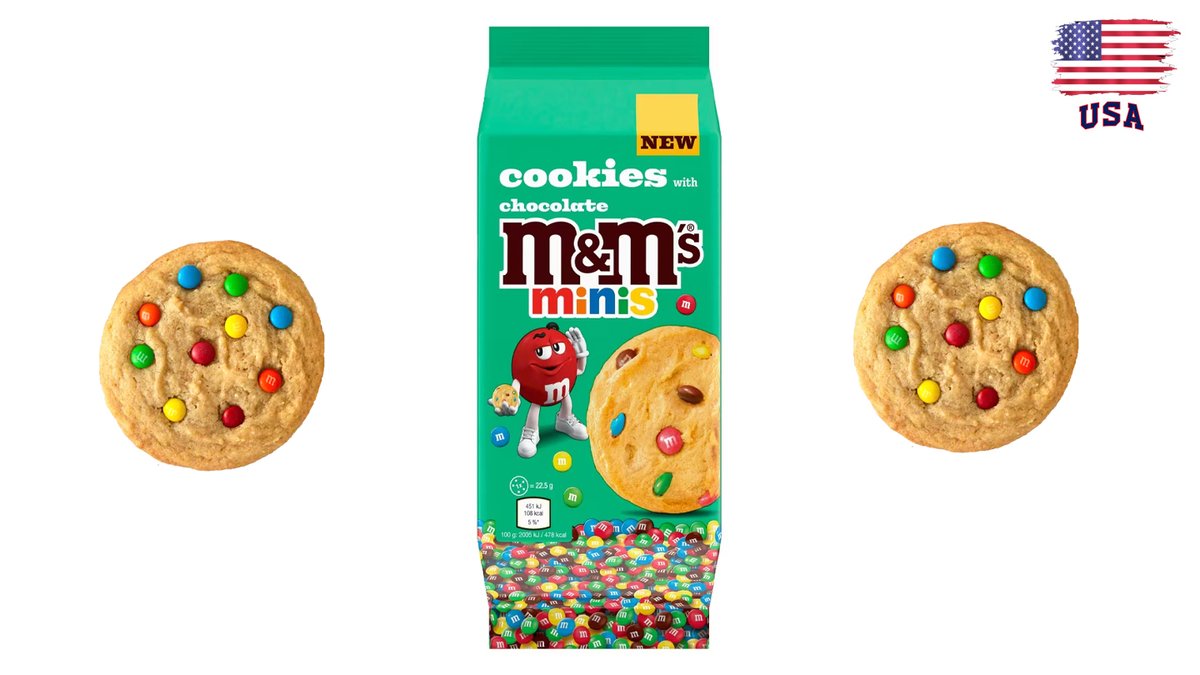 M&M Minis - Chocolate Cookies with Mini Lentils - M&M