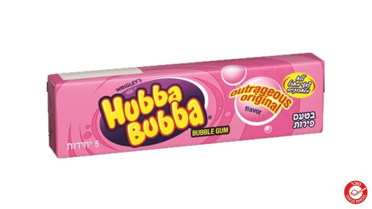 הובה בובה גומי לעיסה בטעם פירות - HUBBA BUBBA OUTRAGEOUS ORIGINAL
