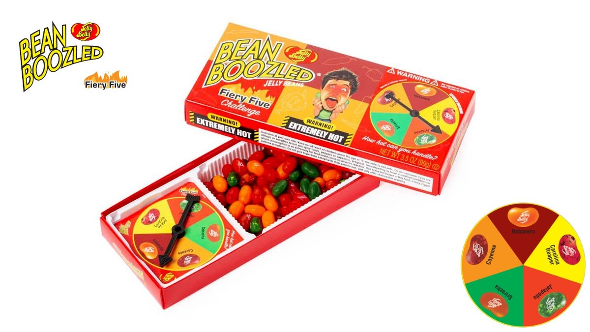 ג'לי בלי משחק סוכריות "אתגר החריף" JELLY BELLY BeanBoozled Fiery Five Challenge