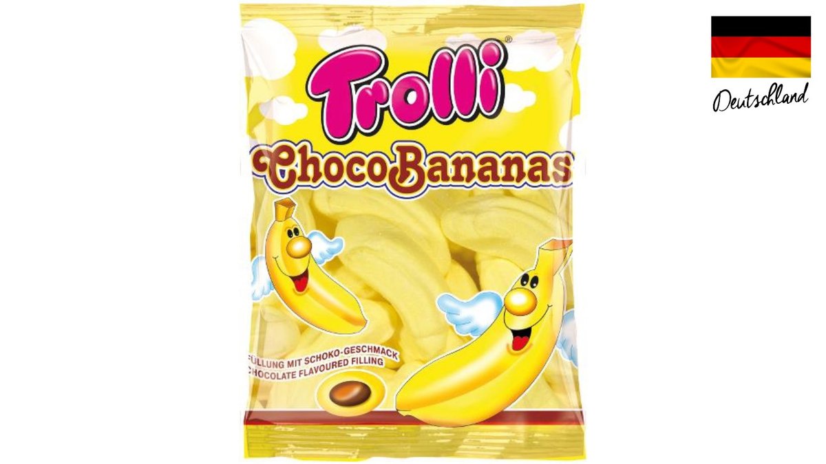 גומי טרולי מרשמלו שוקו בננה - TROLLI CHOCOBANANAS