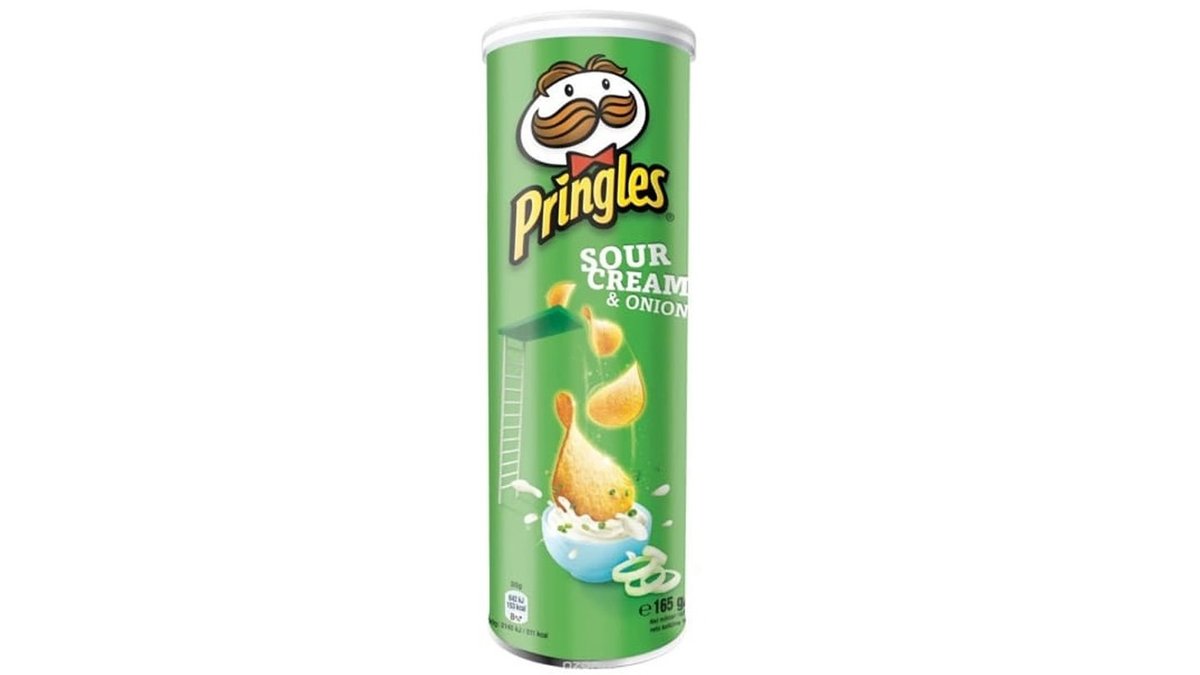 פרינגלס צ'יפס בטעם שמנת חמוצה ובצל - PRINGLES