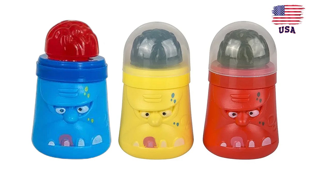 בריינז סוכריה עם אבקה לטבילה במגוון טעמים Raindrops Brainz