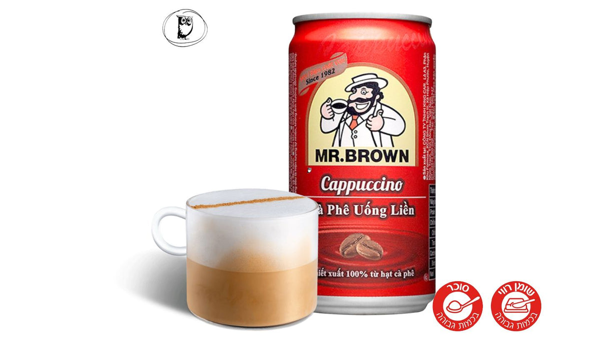 קפה קר קפוצ'ינו - Mr. Brown Iced Coffee Cappuccino