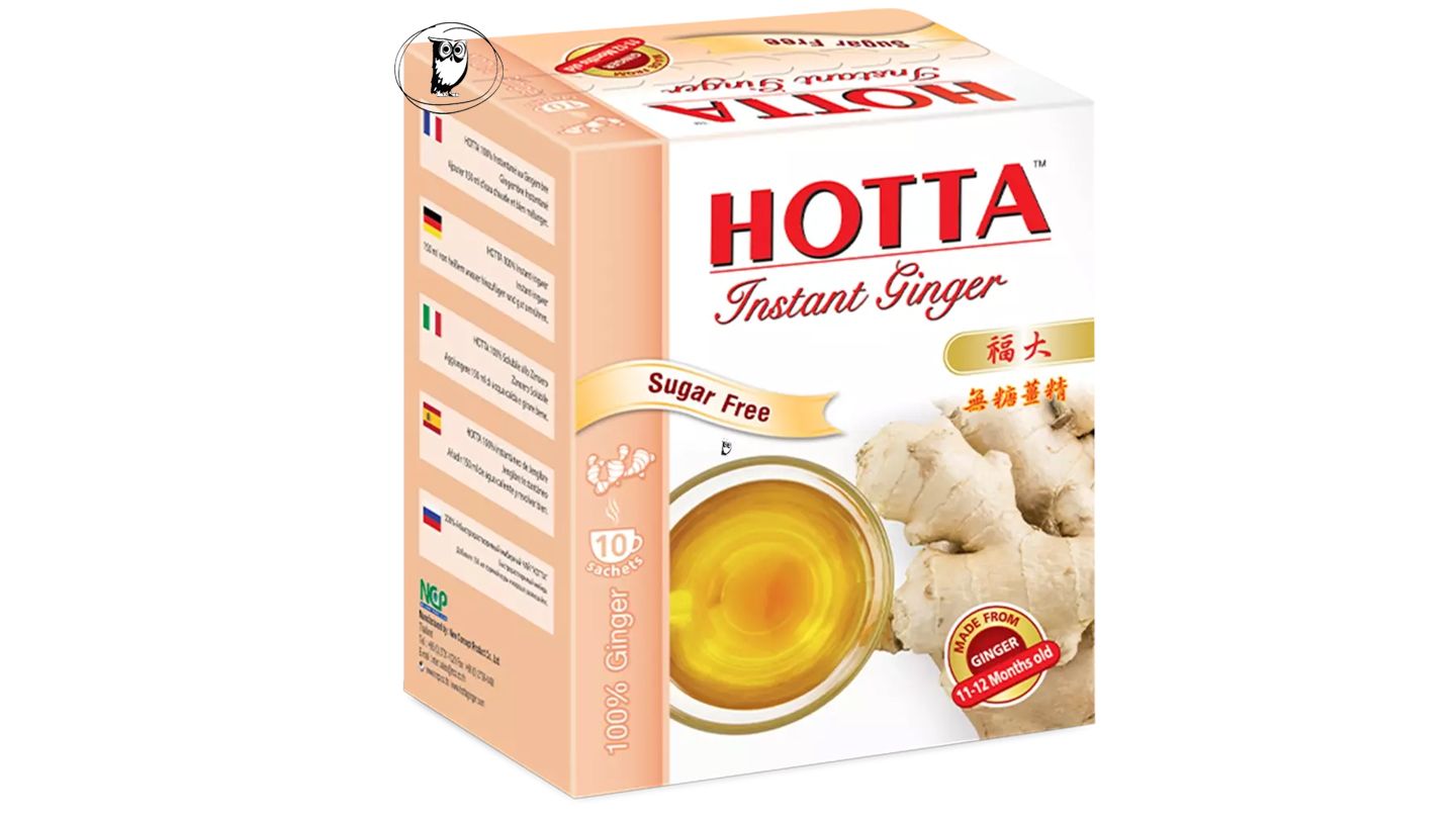 אבקה להכנת תה ג'ינג'ר - HOTTA INSTANT GINGER Tea