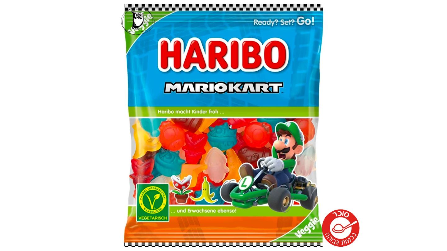 גומי הריבו סופר מריו טבעוני - HARIBO SUPER MARIO