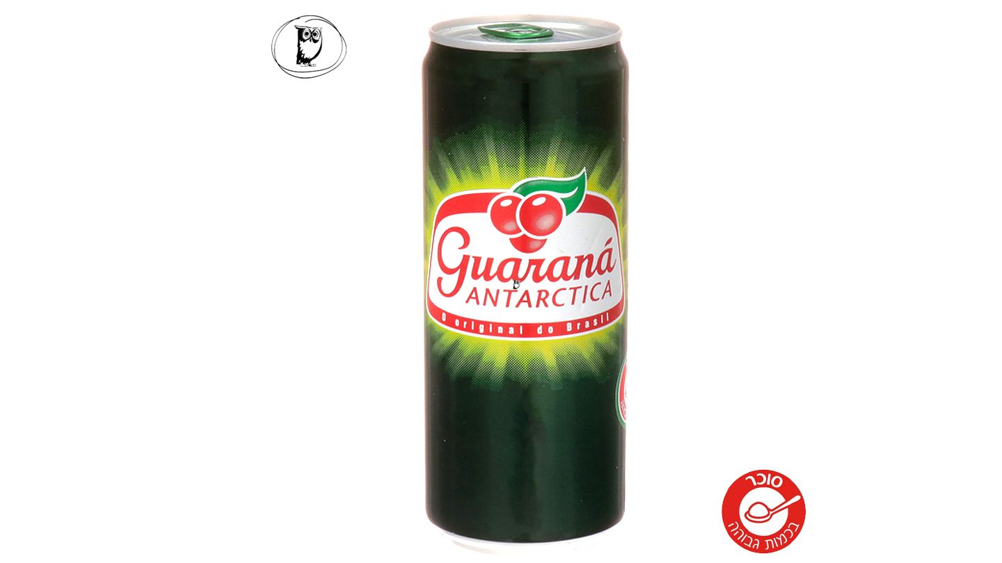 פחית משקה גווארנה - GUARANA ANTARCTICA