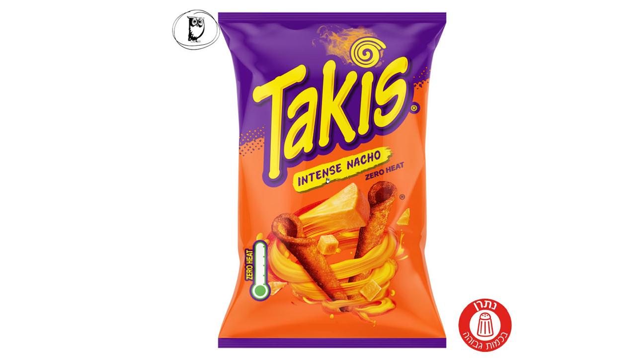 Takis Non-Spicy Nacho Cheese Corn Snack - TAKIS INTENSE NACHO