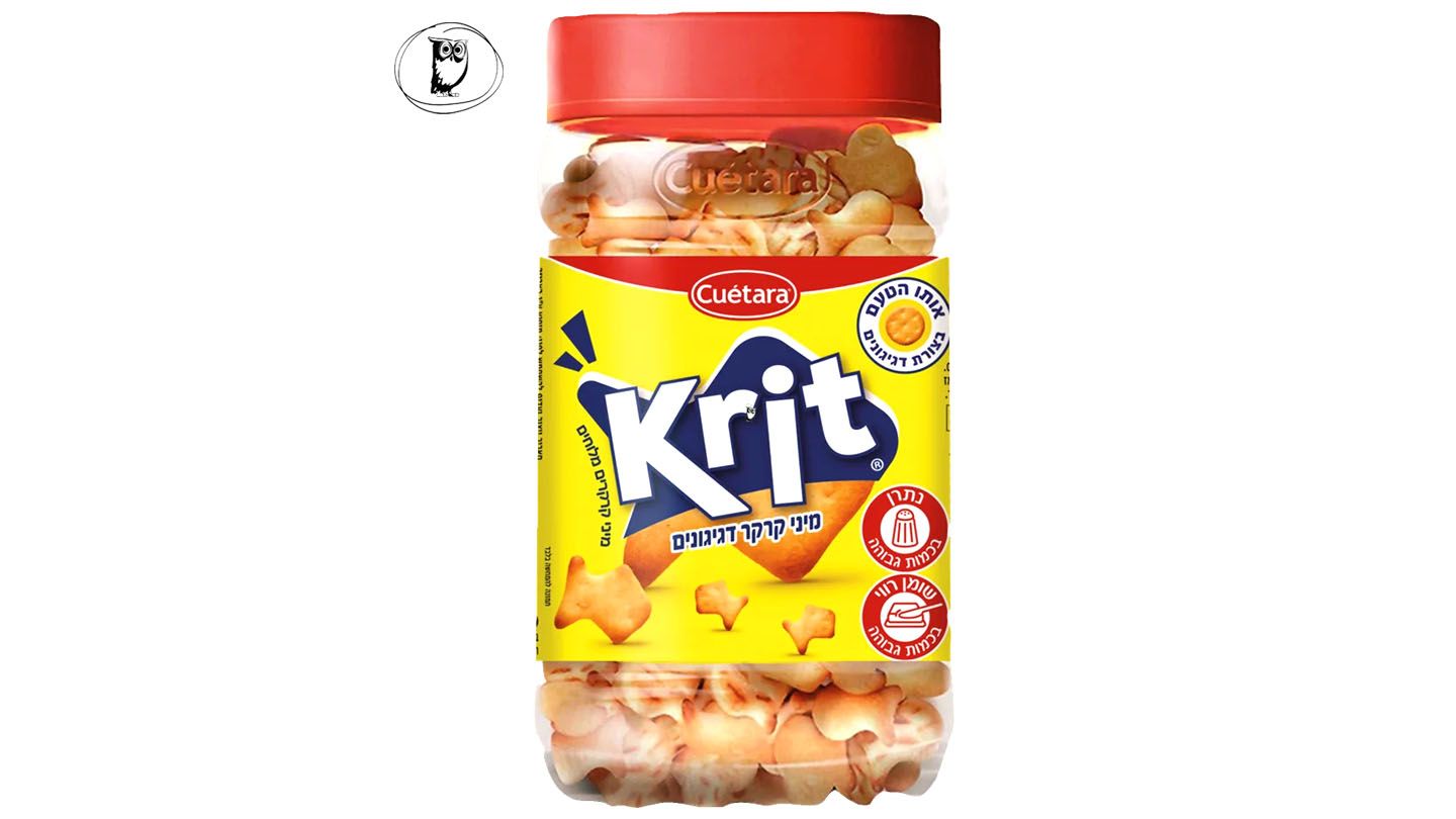 Mini salted stingray cracker in a bag - KRIT