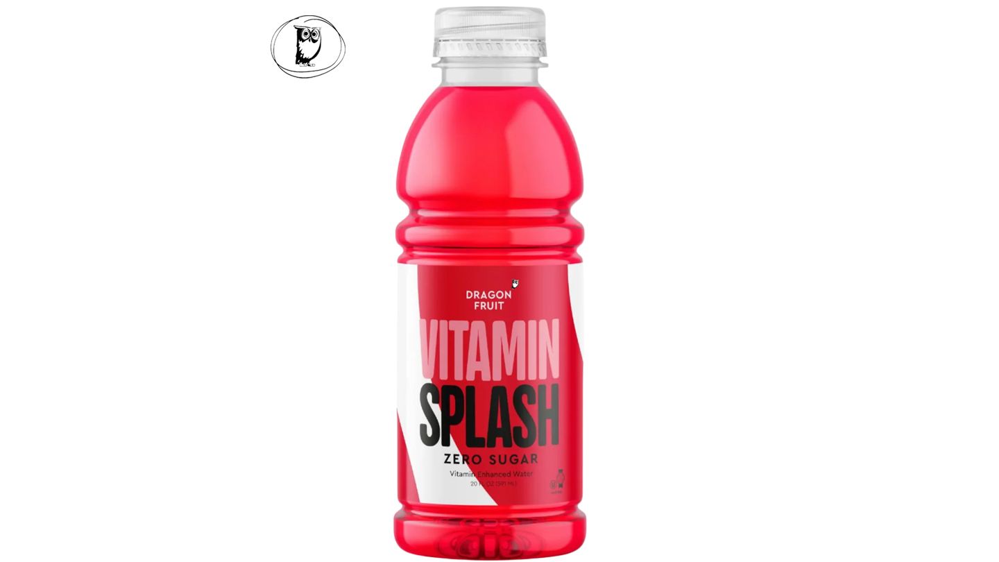 מים בטעם פיטאיה דל קלוריות וללא תוספת סוכר - Vitamin Splash