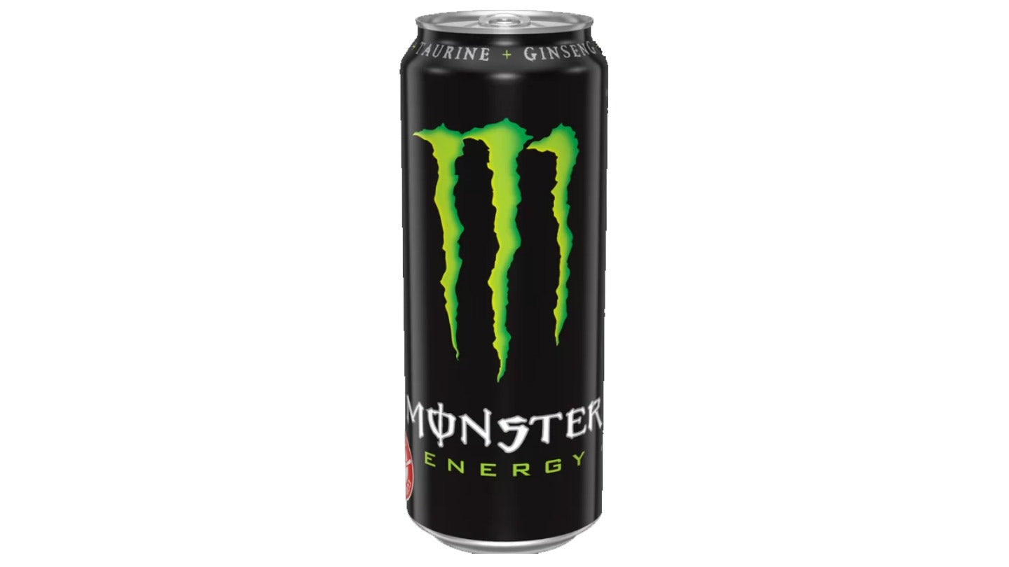 מונסטר משקה אנרגיה בטעם תפוח - MONSTER ENERGY (שחור ירוק)