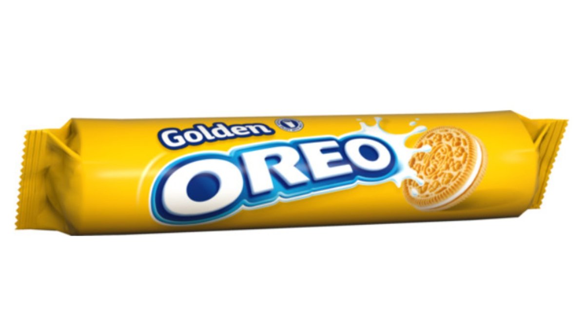 OREO GOLDEN vanilla Oreo cookies with vanilla cream filling