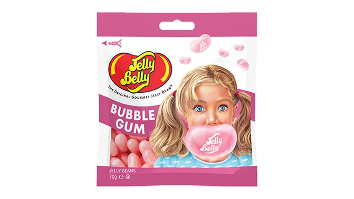 ג'לי בלי סוכריות גומי בטעם מסטיק - JELLY BELLY BUBBLE GUM