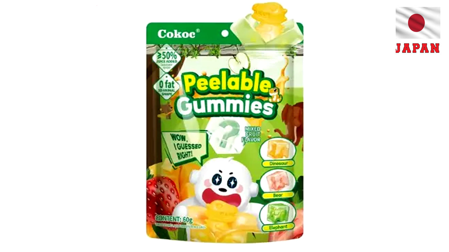 סוכריות גומי מתקלפות בטעמי פירות - Peelable Gummies