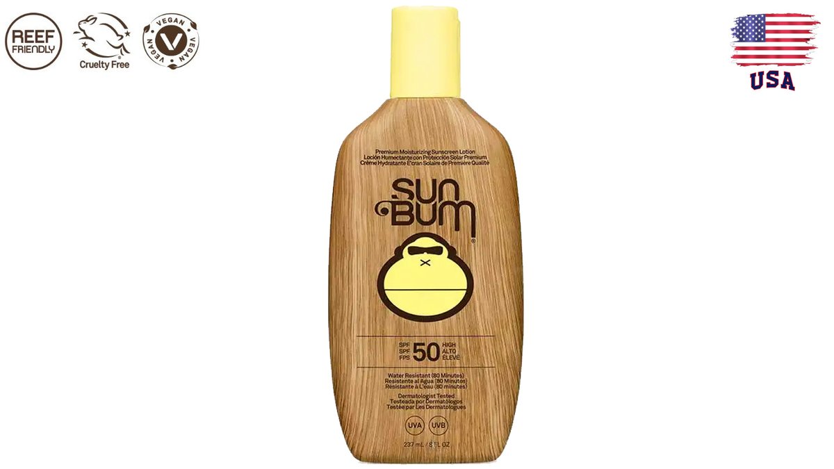 בקבוק תחליב קרם הגנה 50 SPF - SUN BUM