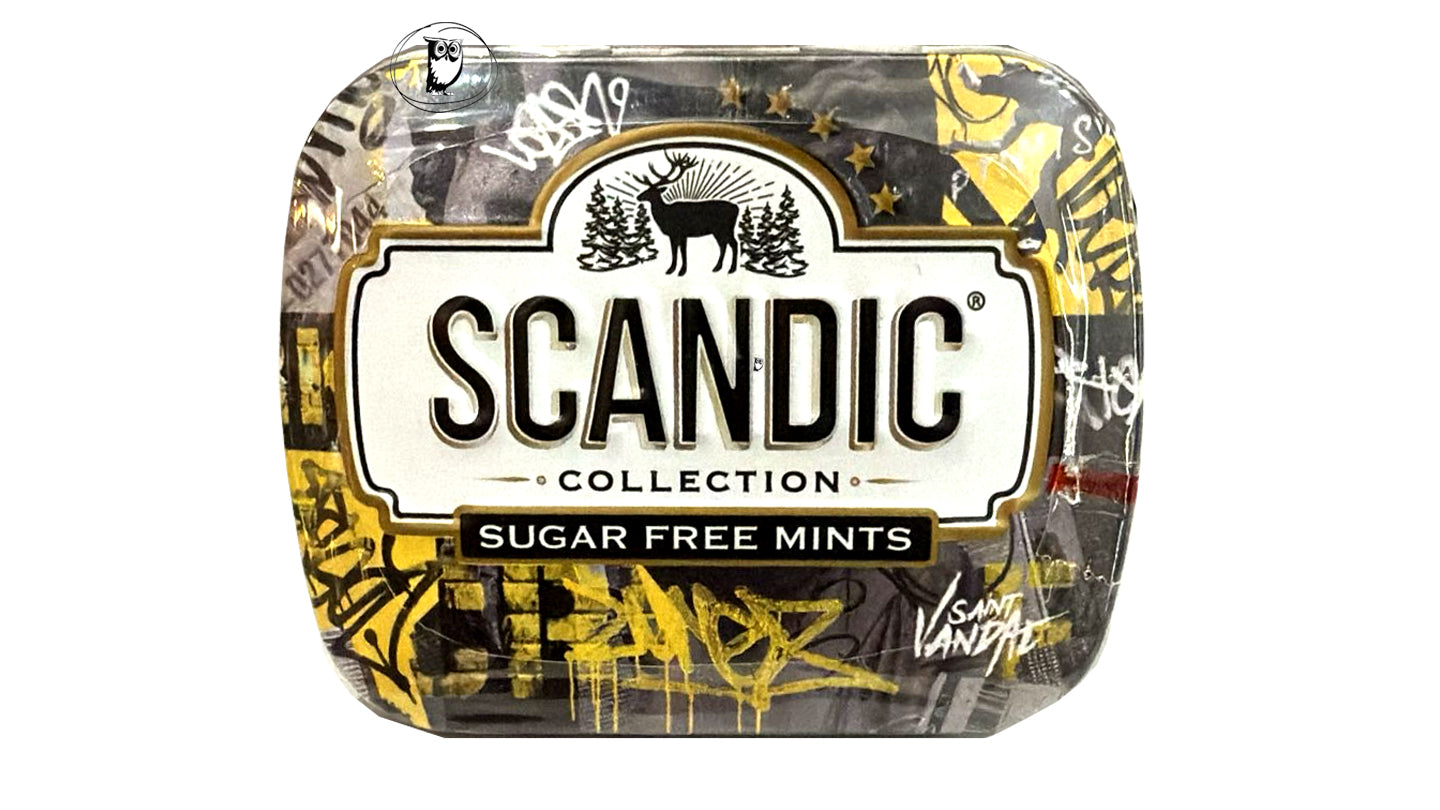 סוכריות מנטה תות שדה - ללא סוכר- Scandic Collection Sugar Free Mints – Graffiti