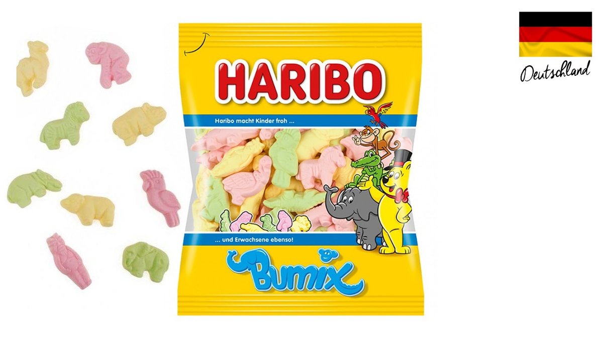 HARIBO foam rubber in animal shapes - HARIBO BUMIX