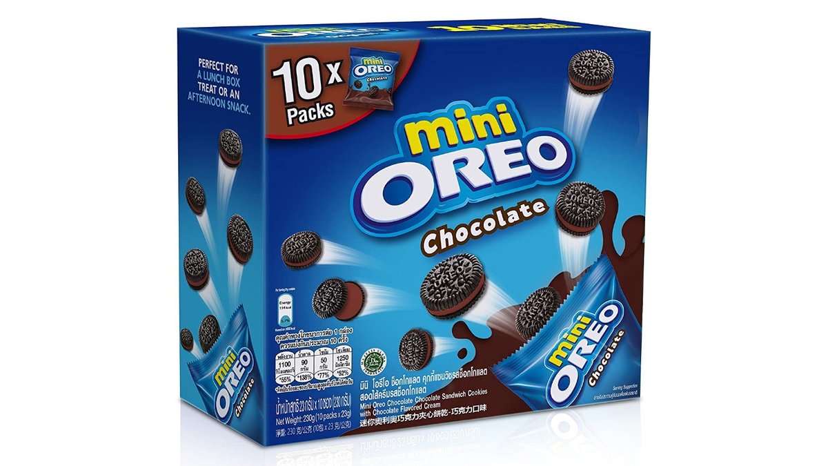 מארז 10 שקיות עוגיות אוראו שוקו שוקו - MINI OREO CHOCOLATE