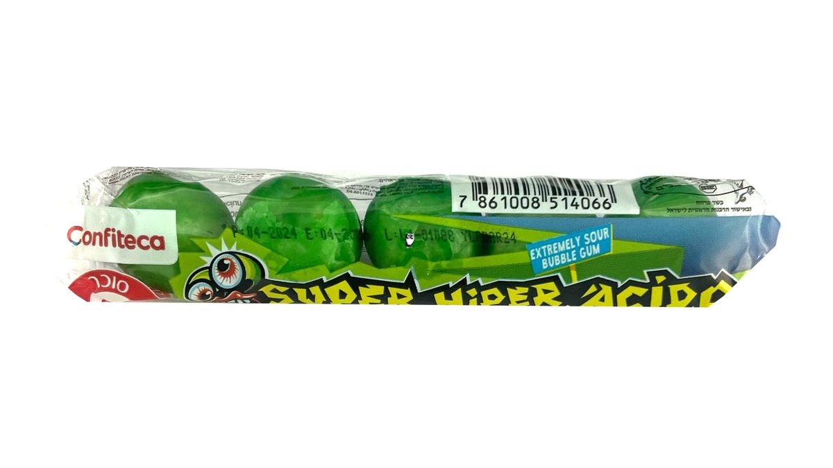 5 מסטיקים חמוצים מאוד בטעם אבטיח - Super Hiper Acido