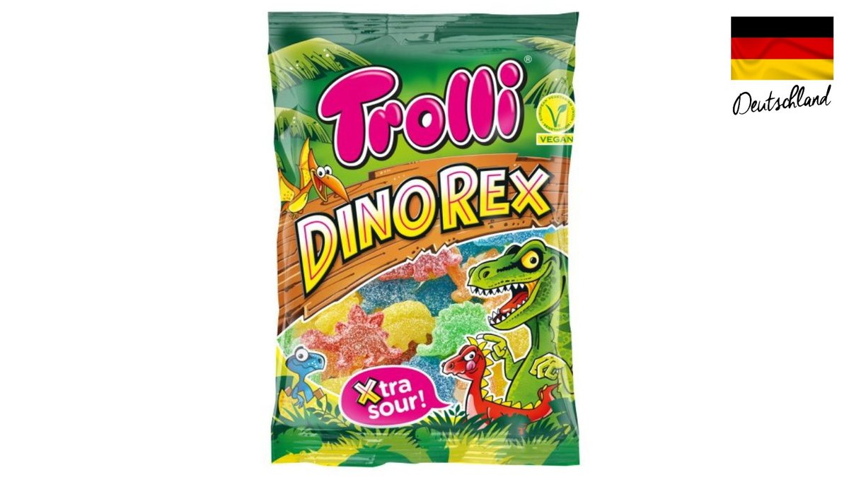 גומי טרולי דינוזאור אקסטרה חמוץ - TROLLI DINOREX