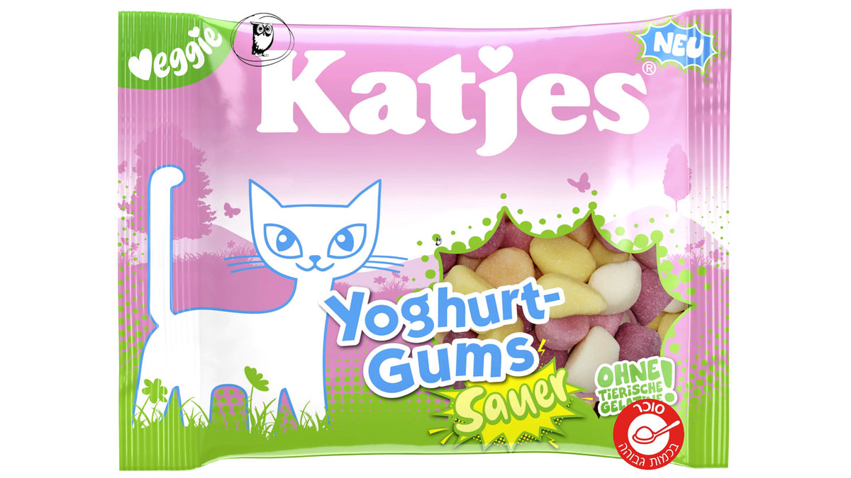 קטיאס גומי רך וחמוץ - katjes Yoghurt-Gums Sauer