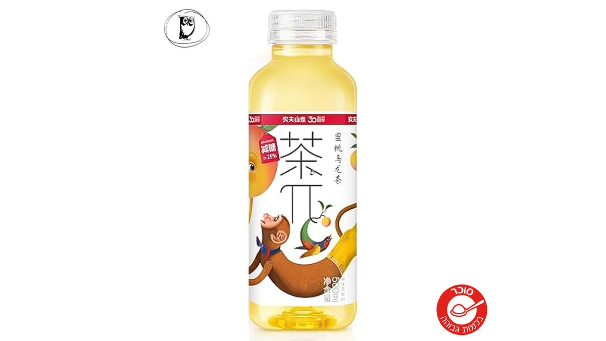 תה קר אפרסק אולונוג- Nongfu Spring Peach Oolong Tea