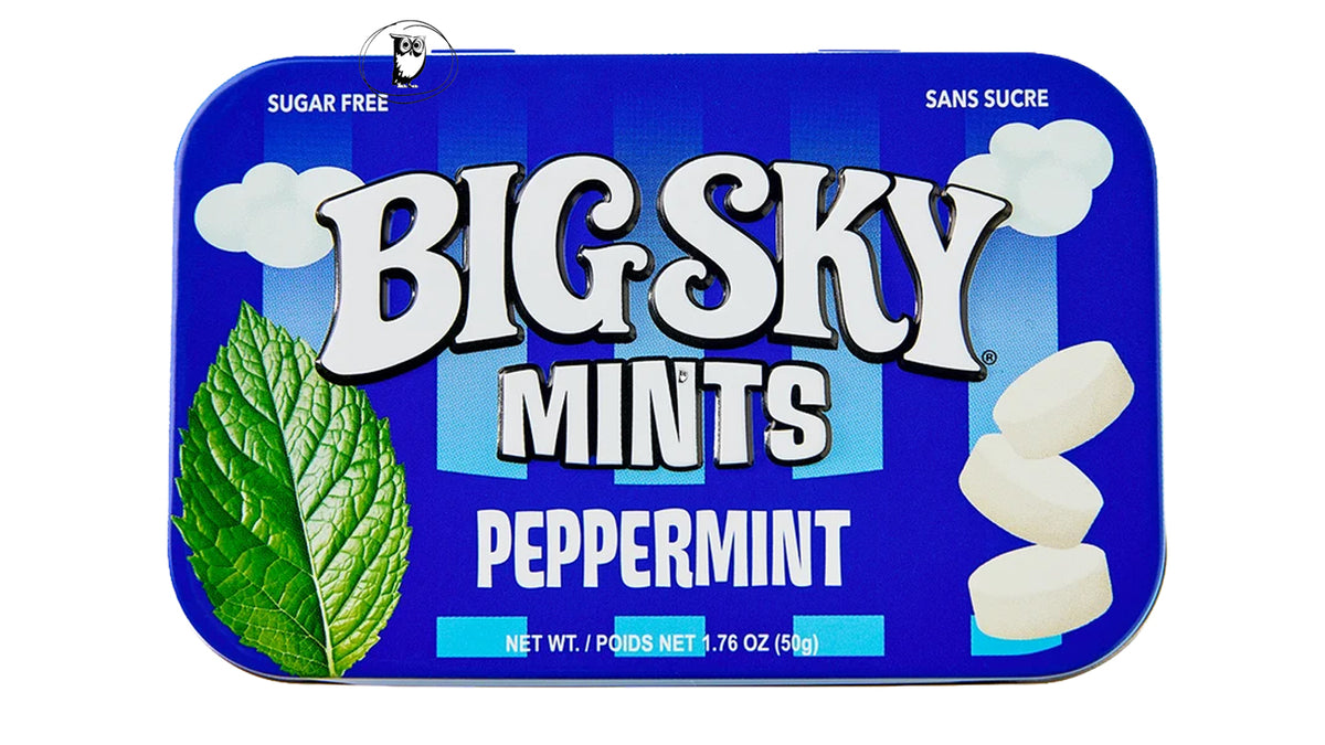 Big Sky Mints Peppermint - סוכריות רענון בטעם מנטה
