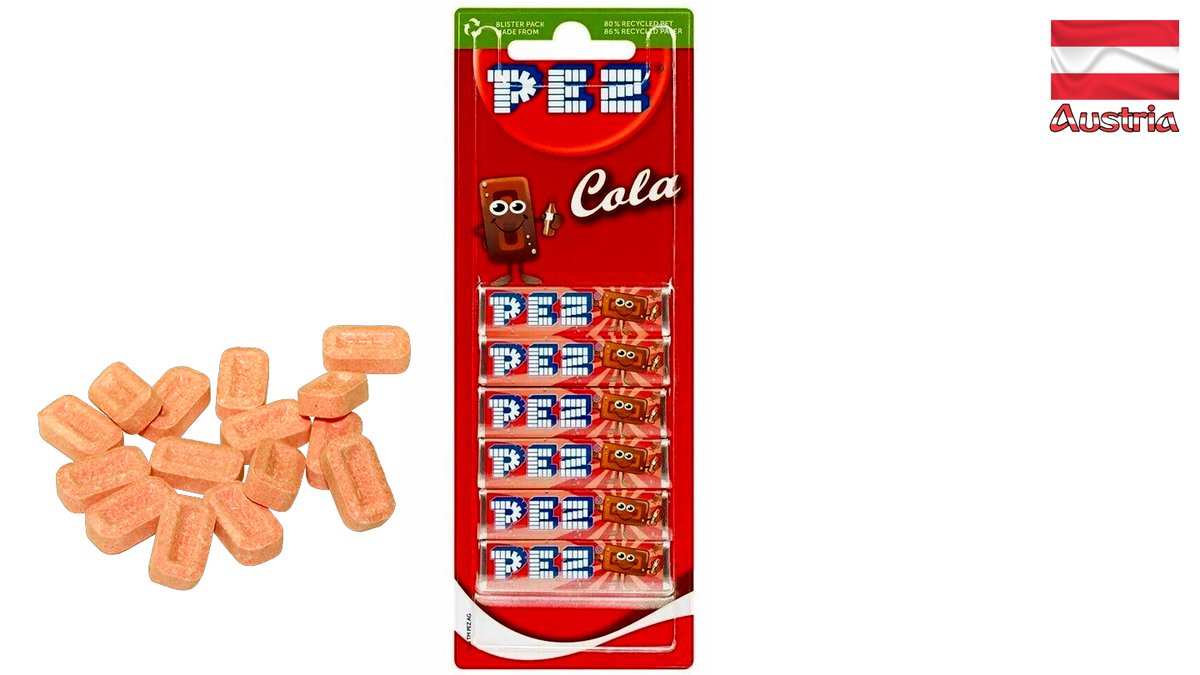 פז 8 חבילות סוכריות למילוי בטעם קולה -PEZ