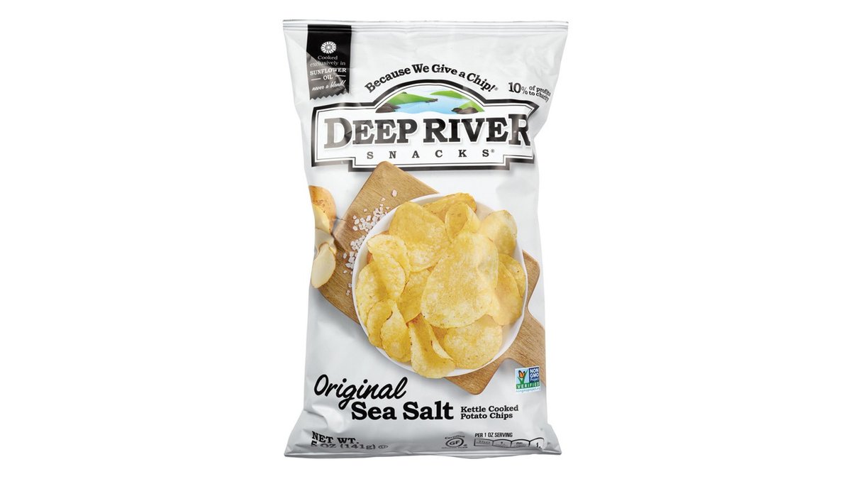 Deep River Sea Salt Flavored Chips - DEEP RIVER