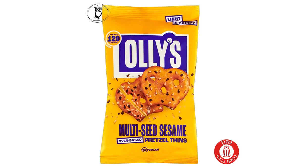 אולי'ס בייגלה שטוח עם סומסום OLLY'S Multi Seed Sesame