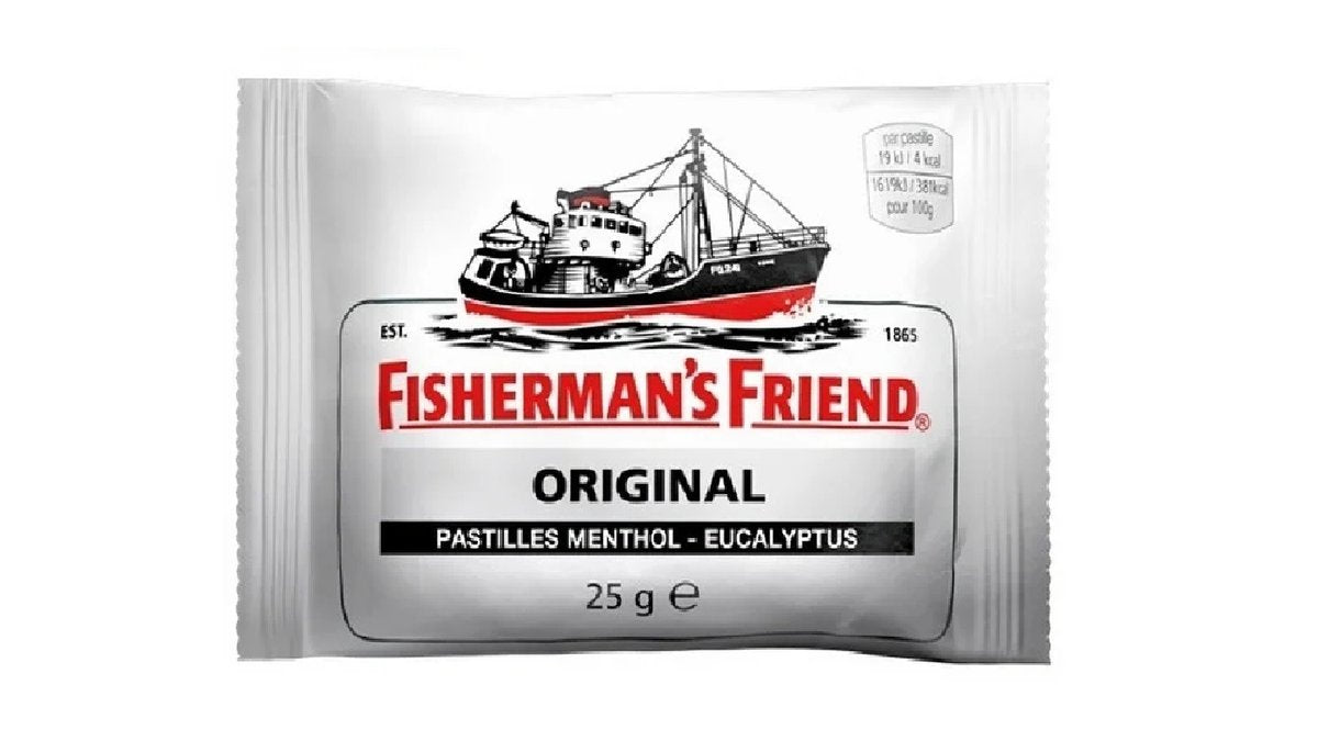סוכריות מנטה אורגינל ללא סוכר -לבן FISHERMAN'S FRIEND ORIGINAL