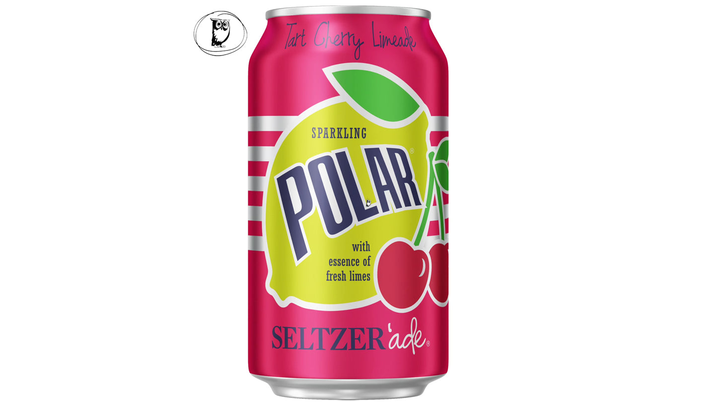 משקה תוסס בטעמי דובדבן וליים - Polar Seltzer’ade Tart Cherry Limeade
