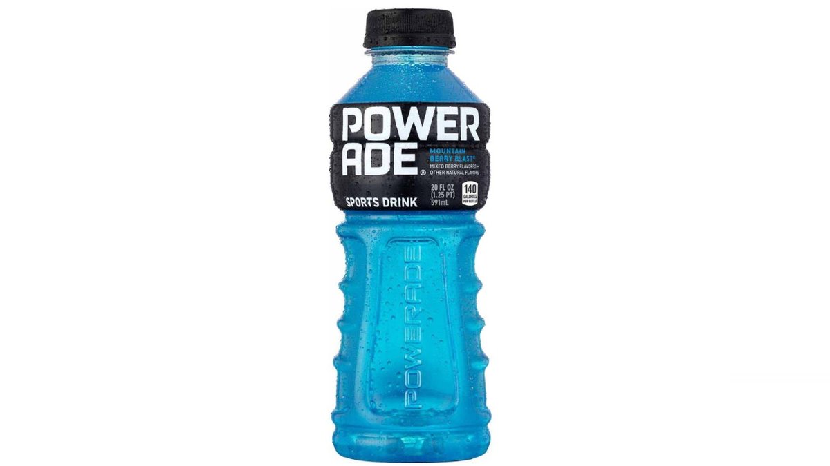 פאווראייד משקה ספורט אוכמניות - Powerade Mountain Berry Blast