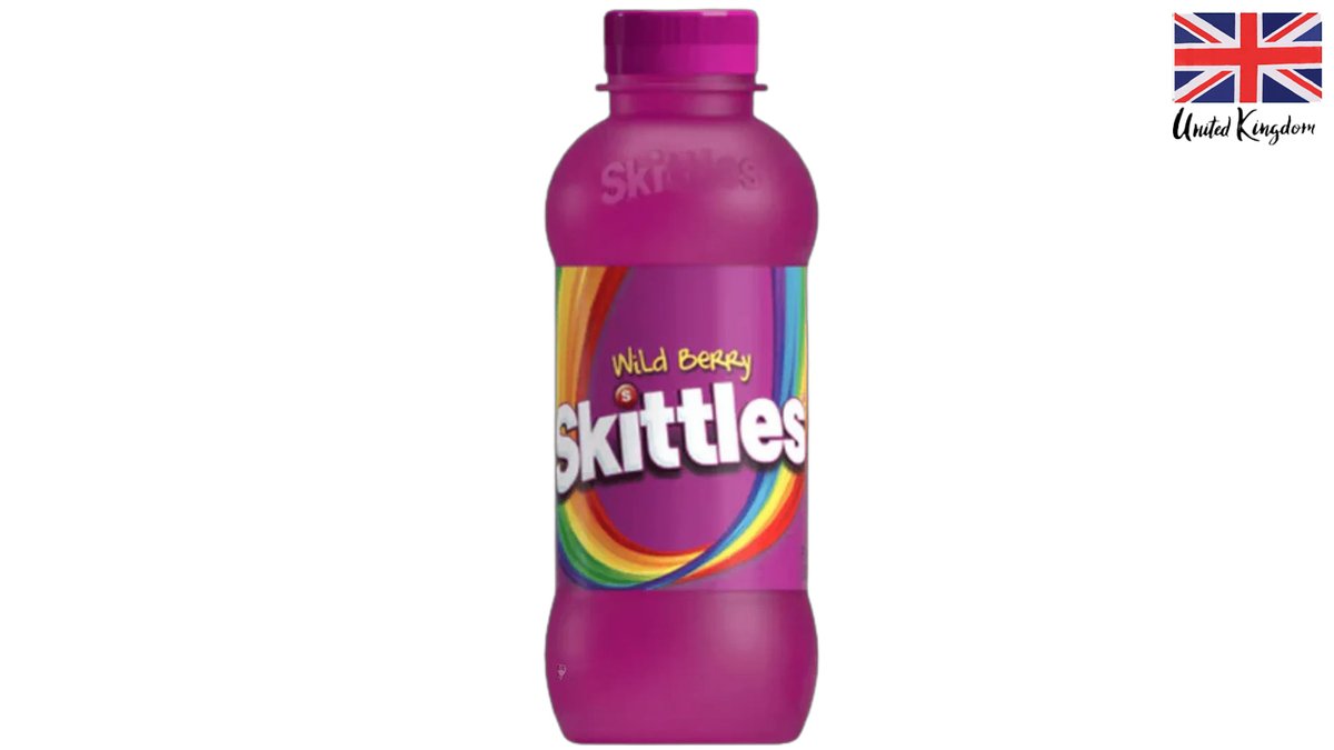 SKITTLES - בקבוק משקה קל בטעם סוכריות סקיטלס פירות יער