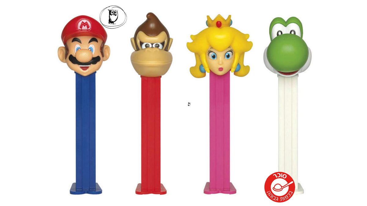 פז דמות מסדרת סופר מריו נינטנדו -PEZ Super Mario