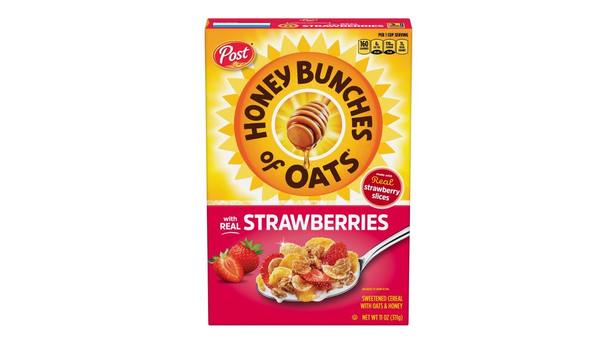 האני באנץ' דגני בוקר עם גרנולה ותות שדה - POST HONEY BUNCHES OF OAT STRAWBERRY
