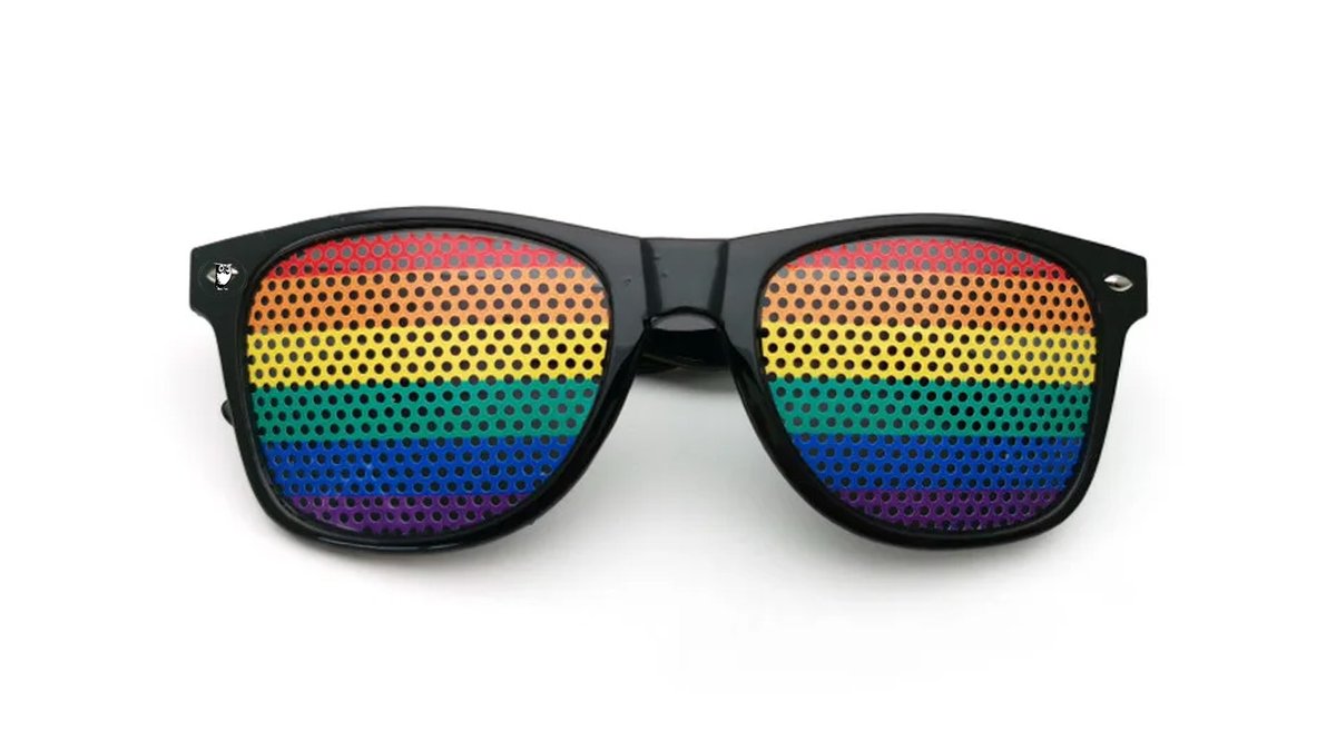 משקפי גאווה צבעוניות