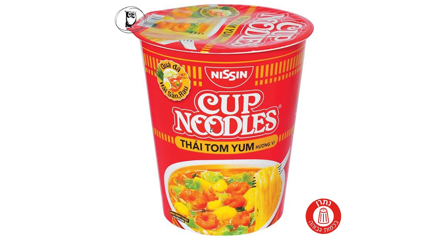 נודלס טום יאם תאילנדי בכוס Nissin Cup Noodles Thai Tom Yum