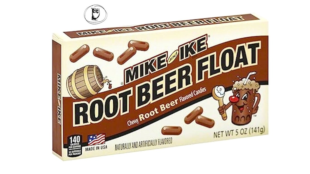 מייק אנד אייק סוכריות לעיסה בטעם רוט ביר - MIKE & IKE ROOT BEER FLOAT