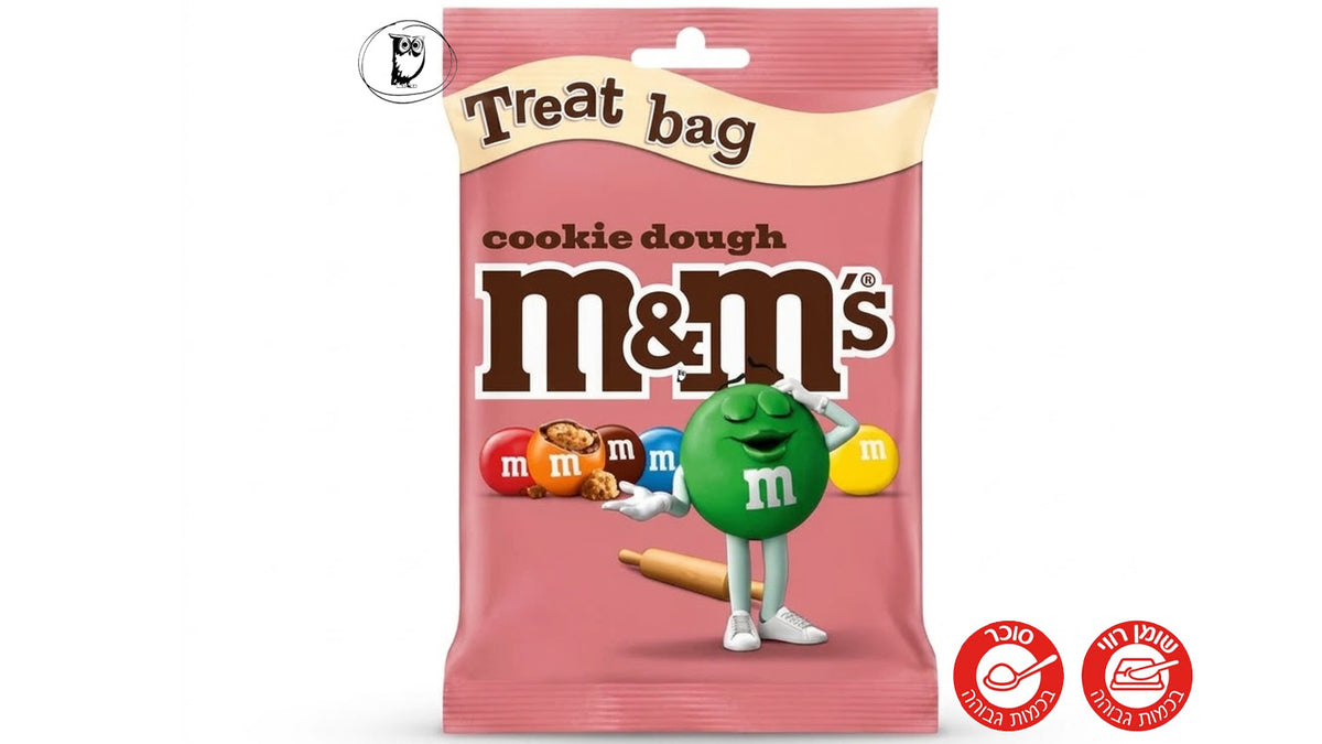 אם אנד אם במילוי בטעם בצק עוגיות - M&M COOKIE DOUGH