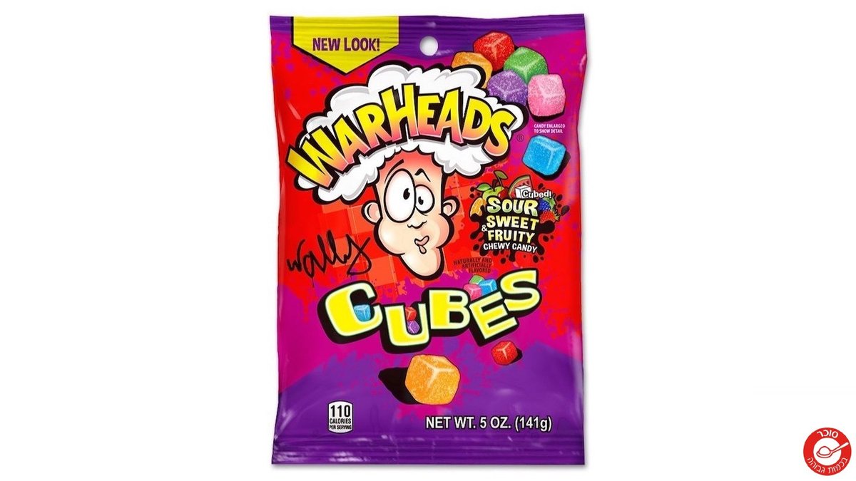 וורהדס קוביות חמוצות - Warheads CUBES