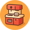 The kitchenette