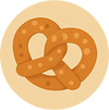 Bagel and pretzel