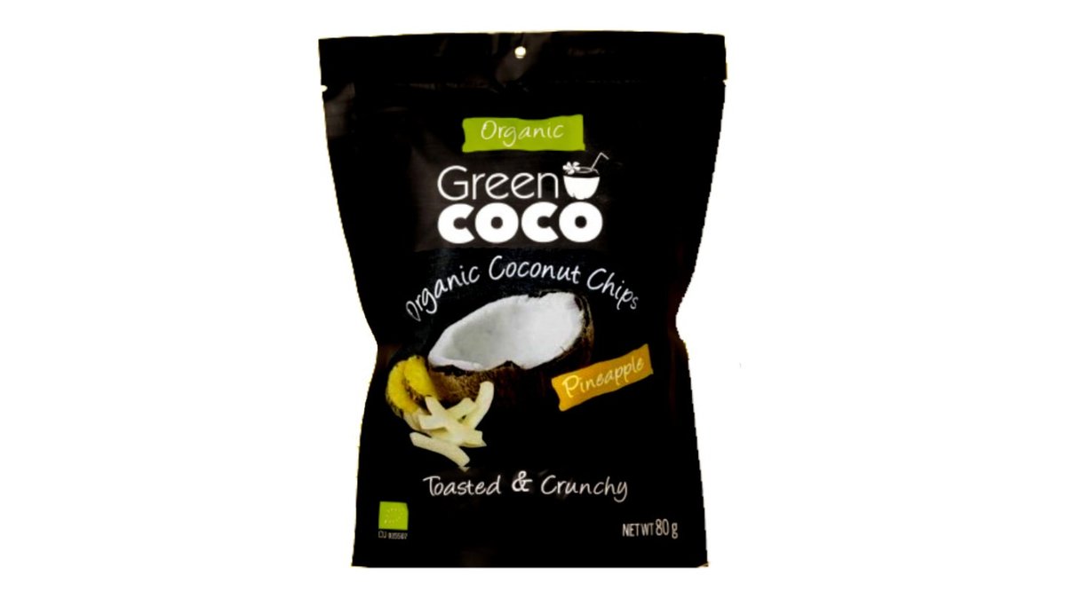 חטיף קוקוס ואננס טבעי - GREEN COCO