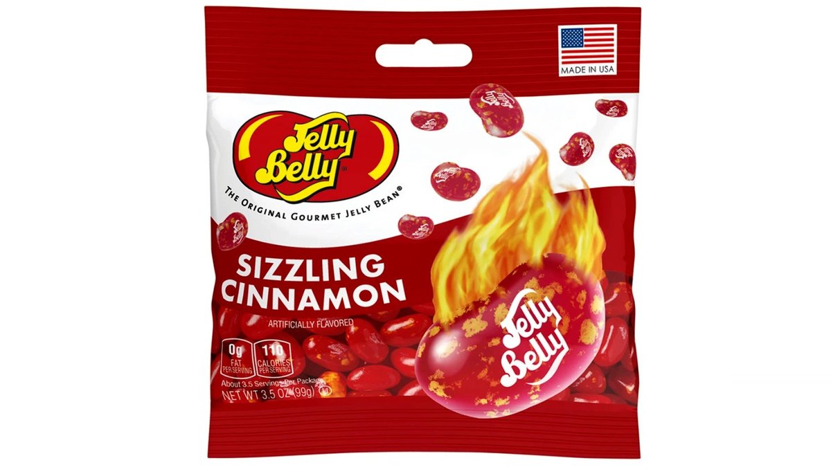 ג'לי בלי סוכריות גומי בטעם קינמון חריף - Jelly Belly Hot Cinnamon