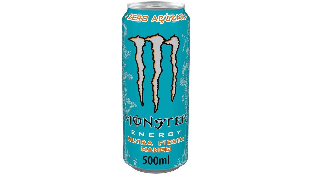 מונסטר משקה אנרגיה מוגז בטעם מנגו ללא סוכר MONSTER ULTRA FIESTA MANGO ZERO SUGAR