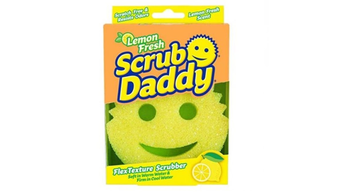 סקראב דדי ספוג קשה בניחוח לימון - SCRUB DADDY LEMON FRESH