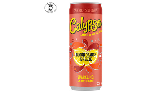 לימונדה מוגזת ללא סוכר בטעם תפוז דם -Calypso Blood Orange Breeze Zero Sugar