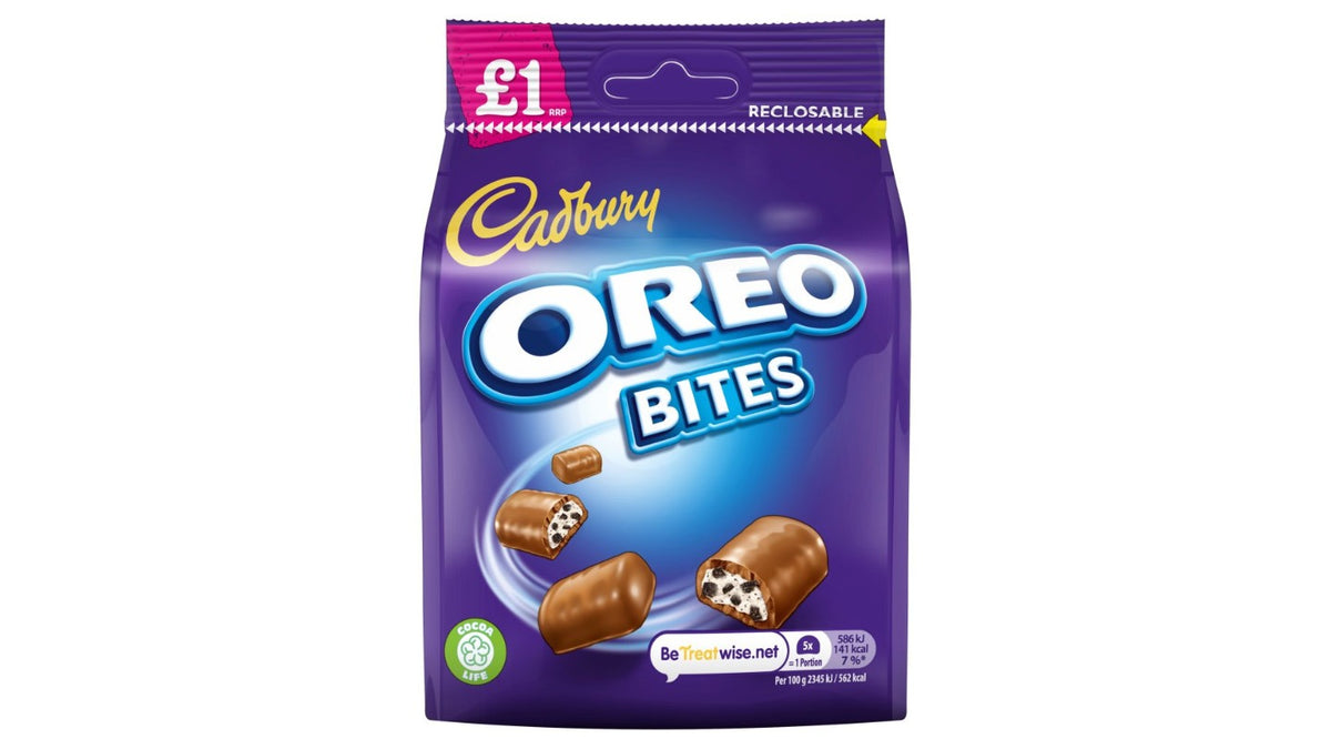 קדבורי שקית מיני חטיפים אוראו בייטס - CADBURY OREO BITES