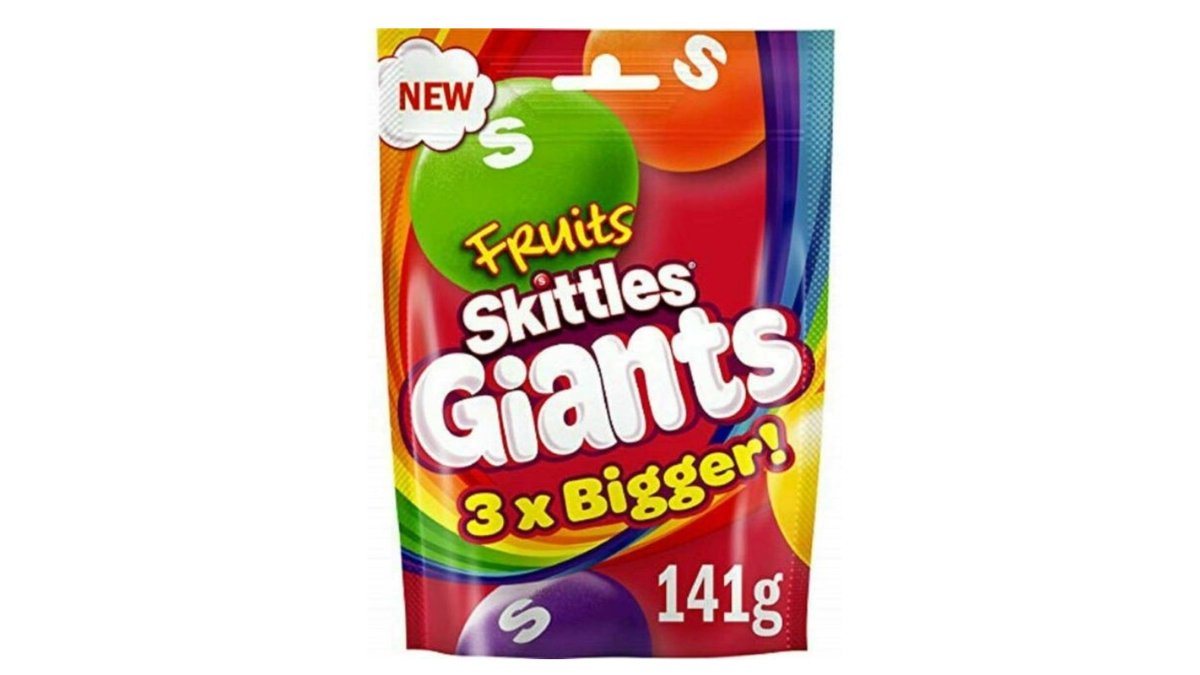 סקיטלס סוכריות בגודל ענק - SKITTLES GIANTS